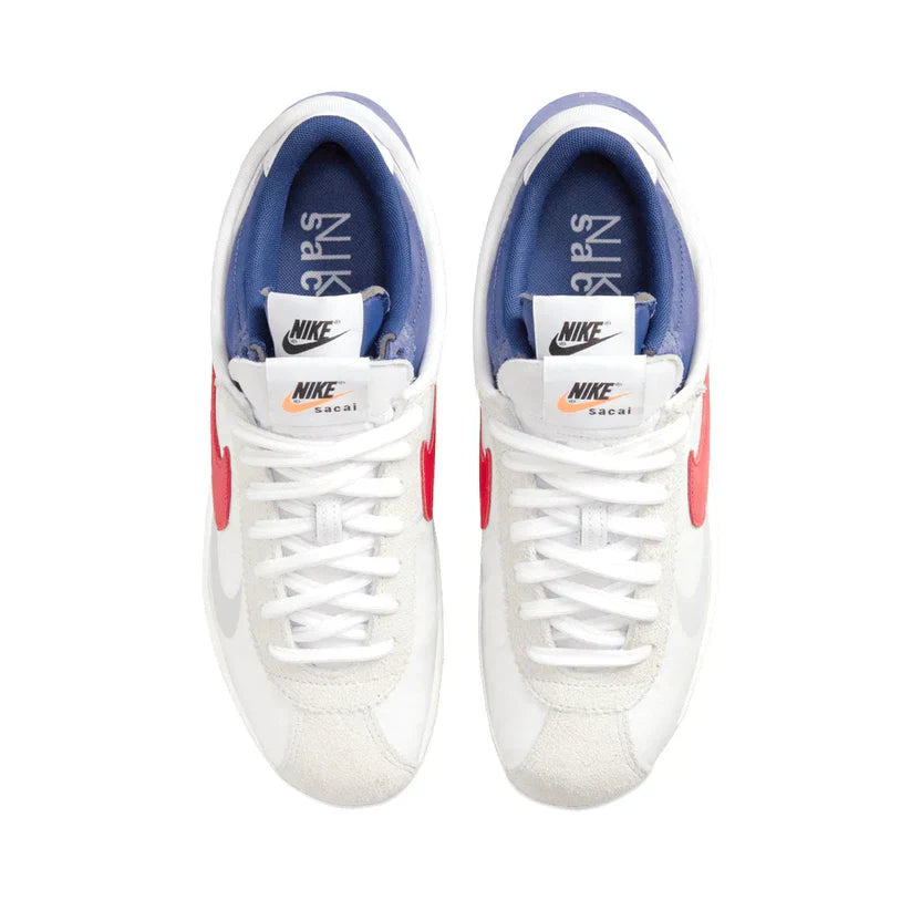 Nike x Sacai Zoom Cortez 'White University Red Blue'