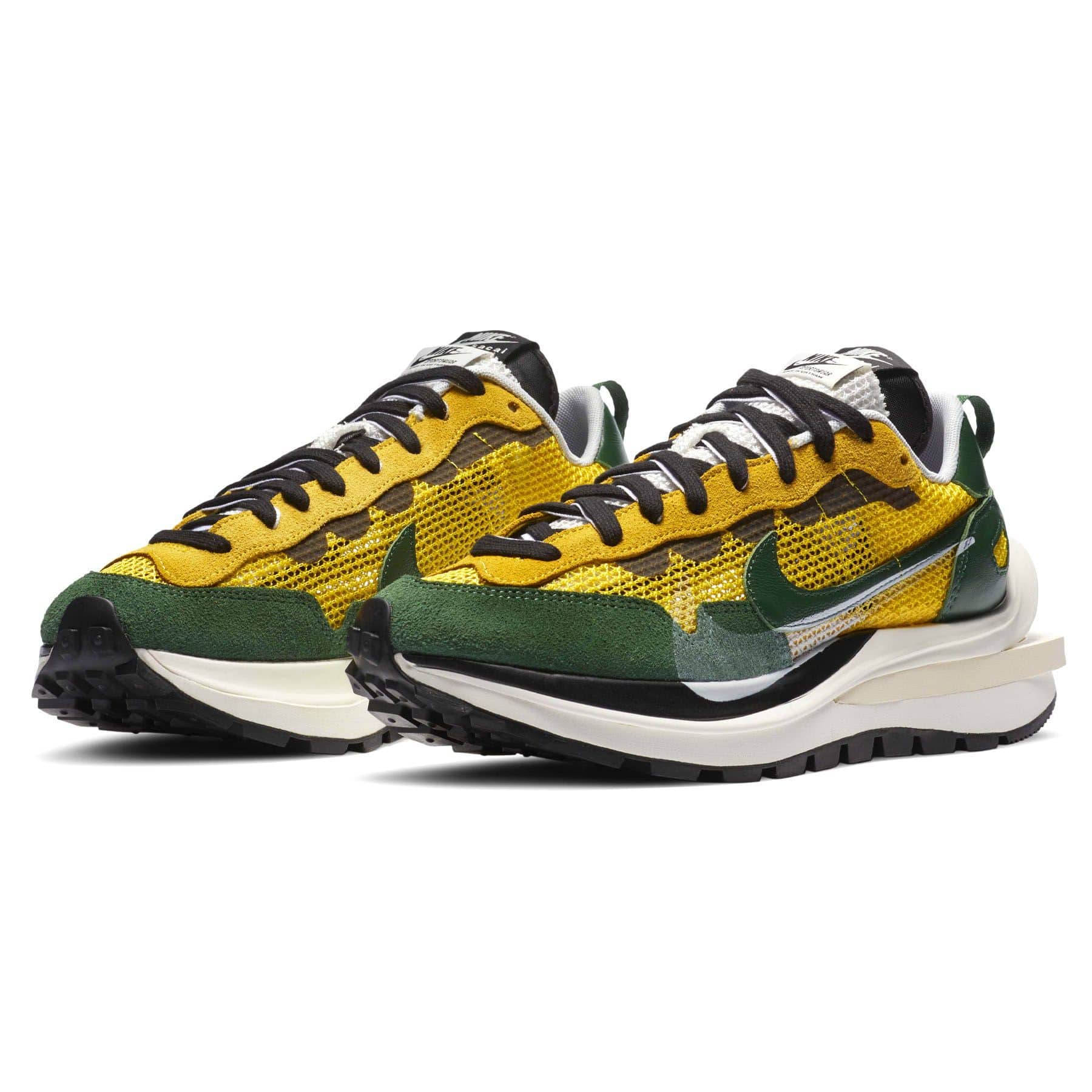 Nike x Sacai Vaporwaffle 'Tour Yellow Stadium Green'
